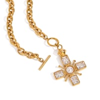 Image 3 of Valencia Cross Necklace