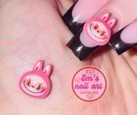 pink labubu charm