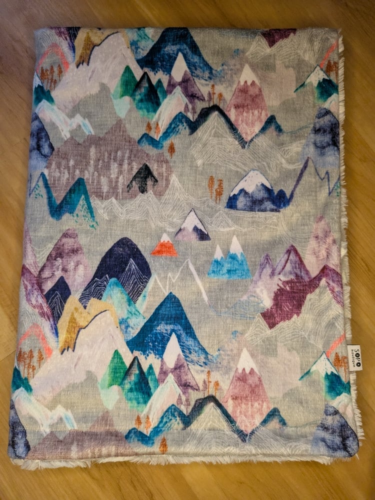 Image of Mountain Baby Blanket