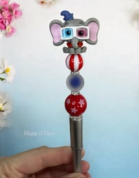 Image 1 of Elephant With 3D Glasses Pen