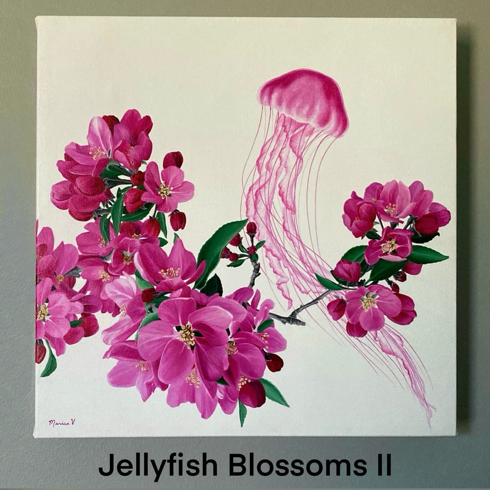 “Jellyfish Blossoms” Original Paintings