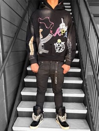 Image 2 of F#%K ‘EM HOODIE BLACK