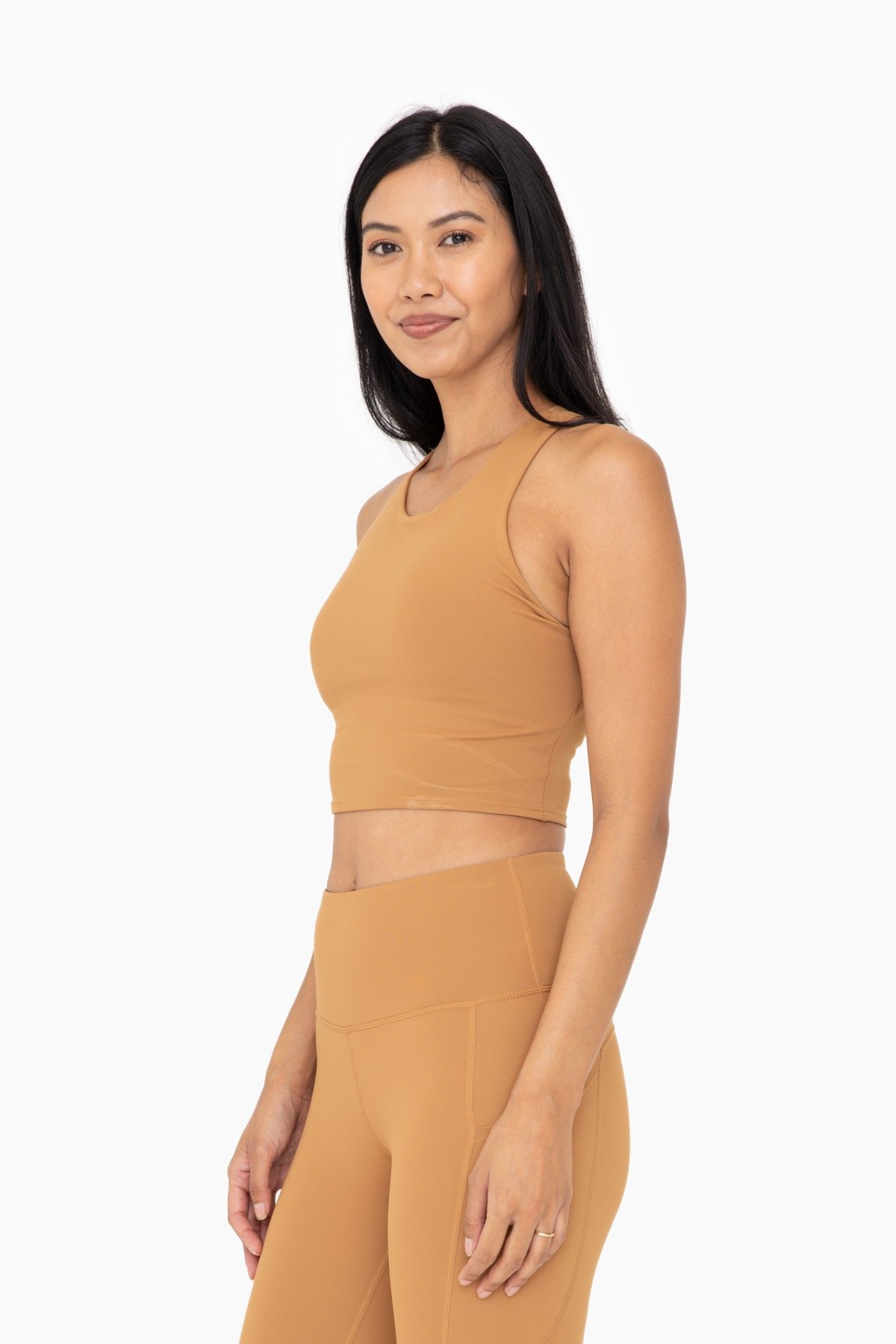 Image of Caramel Cross Back Set