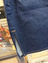 Image 3 of Abercrombie & Fitch dark denim skirt 