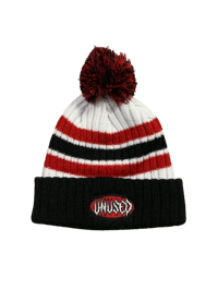 Image 1 of No Comply pom pom Beanie