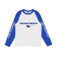 TAKE A RISK BLUE - LONG SLEEVE T SHIRT
