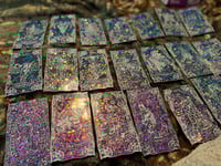 Image 4 of Resin Holographic Glitter Tarot Cards