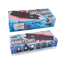 Image of Santuary Stun Gun with Flashlight and Alarm (Black)
