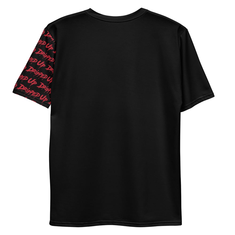 Dripped Up Iso Sleeve T-Shirt (Black/Red)