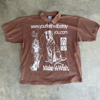 Image 1 of URL tee brown polo xl