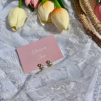 Mommy checkered hoops