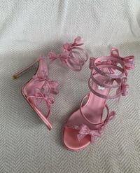 Image 3 of PINK FAIRY RHINESTONE HEELS