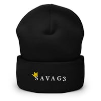 Image 3 of Savag3 Cuffed Beanie