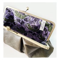 Image 4 of *NEW* Pleated Olive Leather Clutch