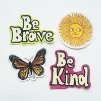 Be Brave & Be Kind - Sticker Pack