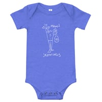 Image 3 of Mason Jennings White Logo Baby Onesie