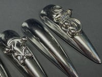 Image 2 of Industrial Romance Press-On Nails Size Large 