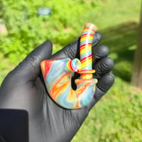 Image 1 of Rainbow Suminagashi Tech Sherlock (Frosted)