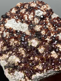 Image 4 of Spessartine Garnet Cluster On Feldspar Matrix #2483