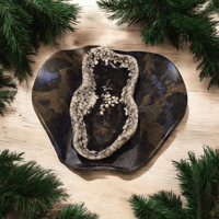 Image 3 of Handcrafted Decorative Plate I Art Home Décor |Marble Chips & Marble Powder | 27 cm