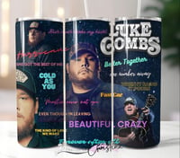 Luke combs 20oz stainless steel tumbler 