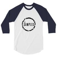 Image 2 of Circle Logo/Unisex 3/4 sleeve raglan shirt- 7 COLORS AVAILABLE