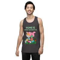 Image 2 of Home is Where the Heart is: Men’s premium tank top