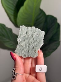 Image 10 of DOUBLE SIDED SUGAR COATED FOREST GREEN APOPHYLITE CRUST -INDIA- LOT 1