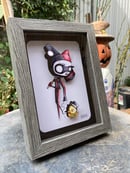 Image 3 of "Harley And Her Duck" Shadow Box
