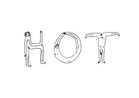 Hot Alphabet A4 Print