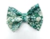 Green and White Bow Tie