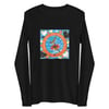 Swallowtail Butterfly on a Tithonia Bloom - Long Sleeved T-shirt - Black