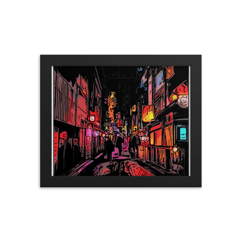 ZEN EXP - Chinatown I Framed photo paper poster