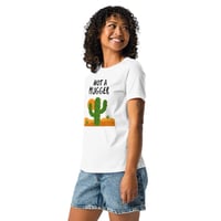 Image 2 of Women's Relaxed T-Shirt, Not a Hugger T-Shirt | Funny Introvert Cactus Humor Graphic Tee