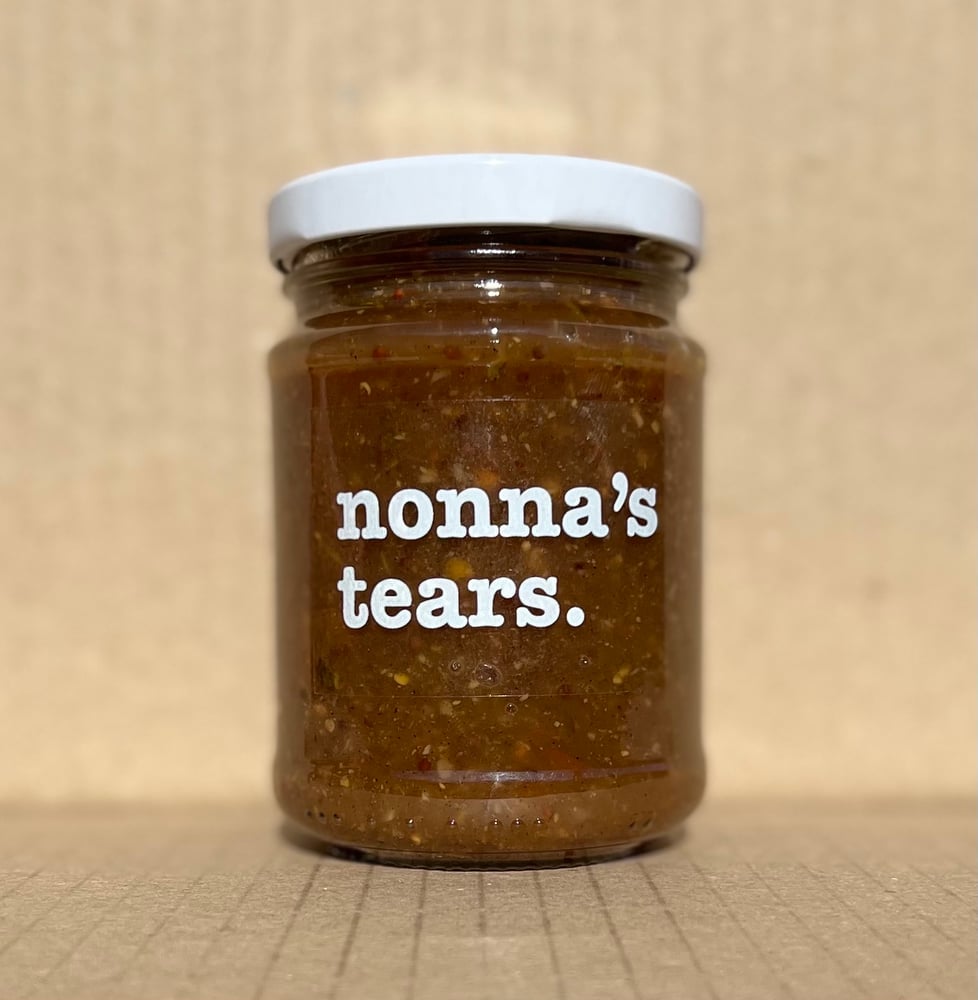 Image of spicy pickle relish with watermelon rind & radish. 250ml
