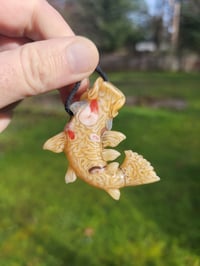 Image 3 of @dojoglass collab Noodle Koi Pendant