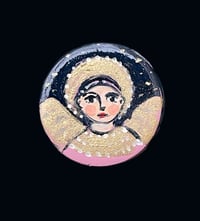 Image 1 of Painted Angel Brooch 