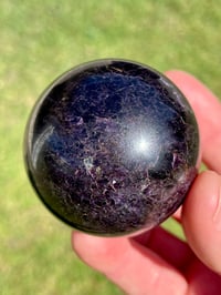 Image 12 of Charoite Aegirine & Pyrite Sphere I Siberia Russia #2952 
