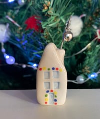 Image 3 of Christmas Houses with a Bell. 