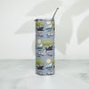 Swan Lake in color Stainless steel tumbler