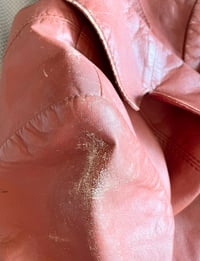 Image 5 of Vintage 70s tan leather jacket XS/S