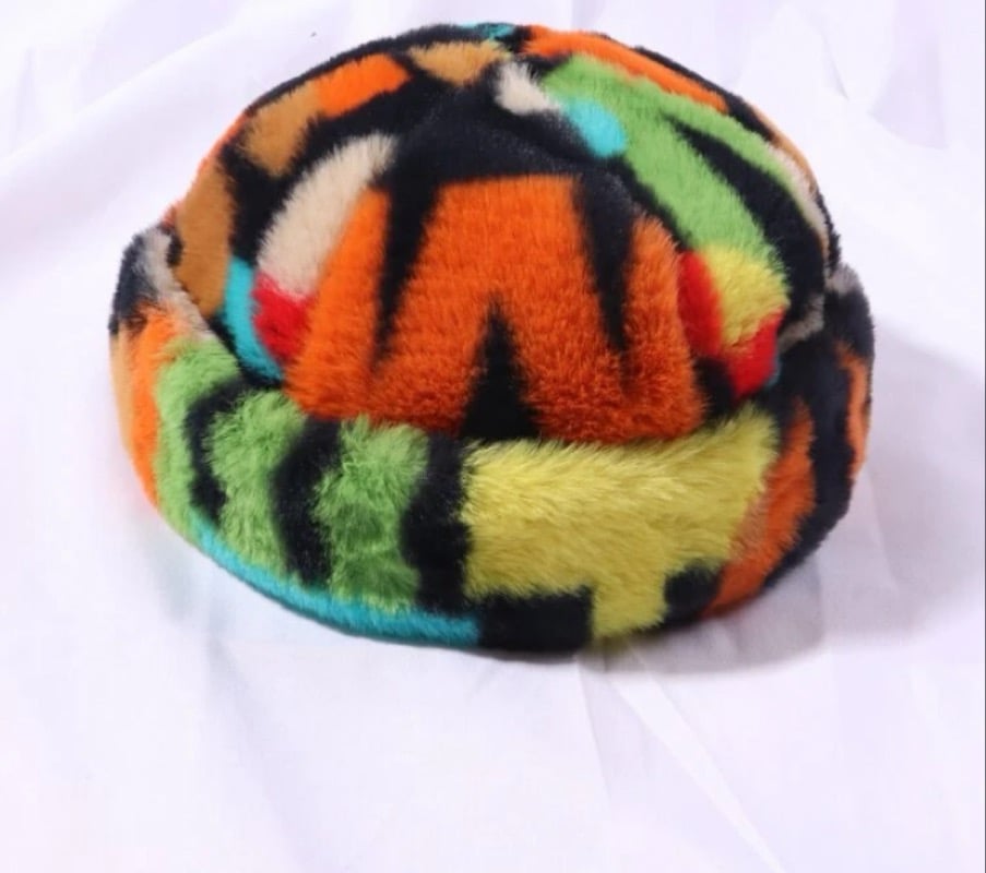 Image of “Furry Multi Color Hat” 