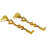 Image 1 of Gold Y.S.L Dangle earrings