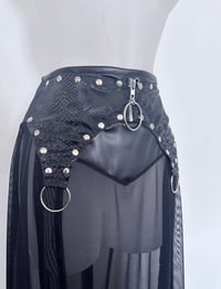 Image 2 of XS/S Snake Mesh Maxi Skirt (ready tos ship)