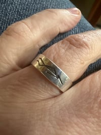 Image 5 of Navajo band ring with Kokopelli