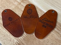 Image 2 of Leather Hotel Key Fob
