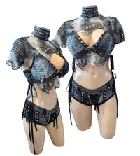 Image 1 of Distressed 4 piece set