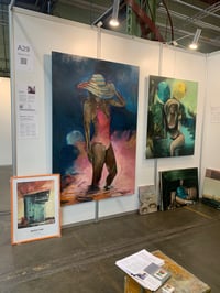 Image 5 of Painting / maleri / "Et øjeblik X" / 120x180 cm