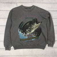 Image 1 of Vintage Wolf Mountain Bass Crewneck - No Size Tag (L?)
