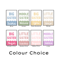 Image 6 of Sister Scallop Personalised Print